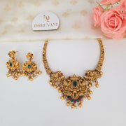 Peacock Hasli Necklace