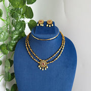Ad Stone layered necklace
