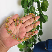 Matte Flowers Necklace