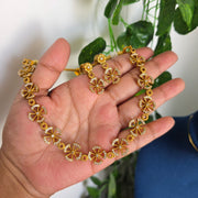 Matte Flowers Necklace