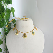 Floral Pearl AD necklace