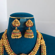 Lakshmi Mayuram Kemp Bridal set