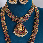 Bridal Lakshmi kemp jewellery set