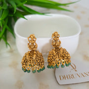 Lakshmi Jhumka Green