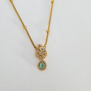 Peacock Diamond Necklace