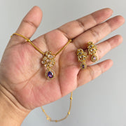 Peacock Diamond Necklace