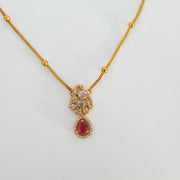Peacock Diamond Necklace