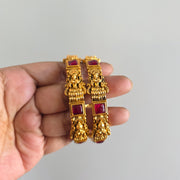 Lakshmi nagas bangle ruby