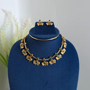 Lotus Gold replica necklace