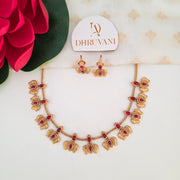 Lotus Gold replica necklace