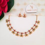 Lotus Gold replica necklace