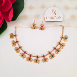 Lotus Gold replica necklace