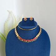 Five Lotus coin necklace