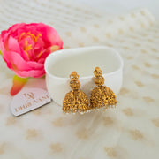 Lakshmi Jhumka white