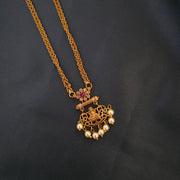 Lakshmi double layer pendant chain