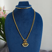 Lakshmi double layer pendant chain