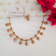 Flower Deepali necklace