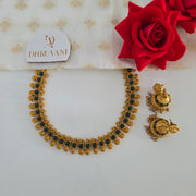 Non idol necklace with Jhumka