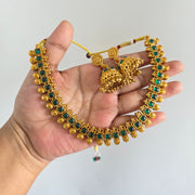 Non idol necklace with Jhumka