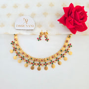 Adrika coin layered necklace