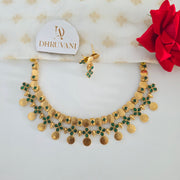 Adrika coin layered necklace