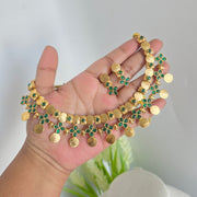 Adrika coin layered necklace