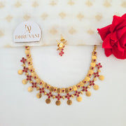 Adrika coin layered necklace