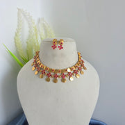 Adrika coin layered necklace