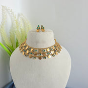 3 layer Coin Bead necklace