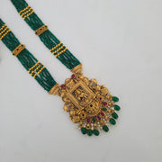Dhanalaxmi beads green haram