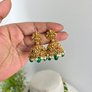 Premium lakshmi devi temple green Haram