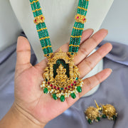 Premium lakshmi devi temple green Haram