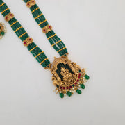 Premium lakshmi devi temple green Haram