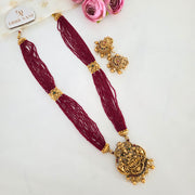 Lakshmi elephant  beads haram