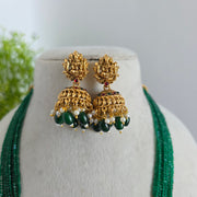 Lakshmi elephant  beads haram