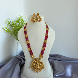 Seethalakshmi beaded haram