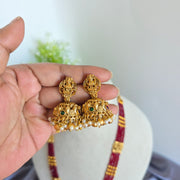 Seethalakshmi beaded haram