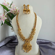 Trilakashmi Antique Gold Haram