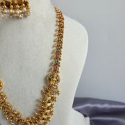 Trilakashmi Antique Gold Haram