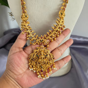 Trilakashmi Antique Gold Haram