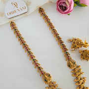 Trilakashmi Antique Gold Haram