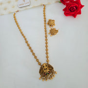 Antique lakshmi ball haram white