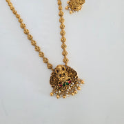 Antique lakshmi ball haram white