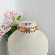 Lakshmi coin choker