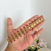 Lakshmi coin choker