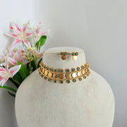 Lakshmi coin choker