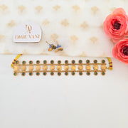 Lakshmi coin choker