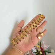 Lakshmi coin choker
