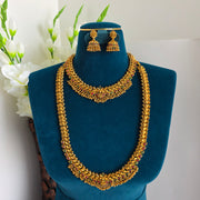 Aadilakshmi bridal set Gold beads