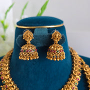 Aadilakshmi bridal set Gold beads
